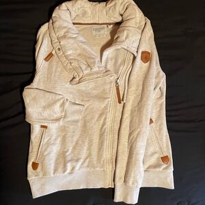 Wanakome Side Zip Cowl Neck Sweatshirt